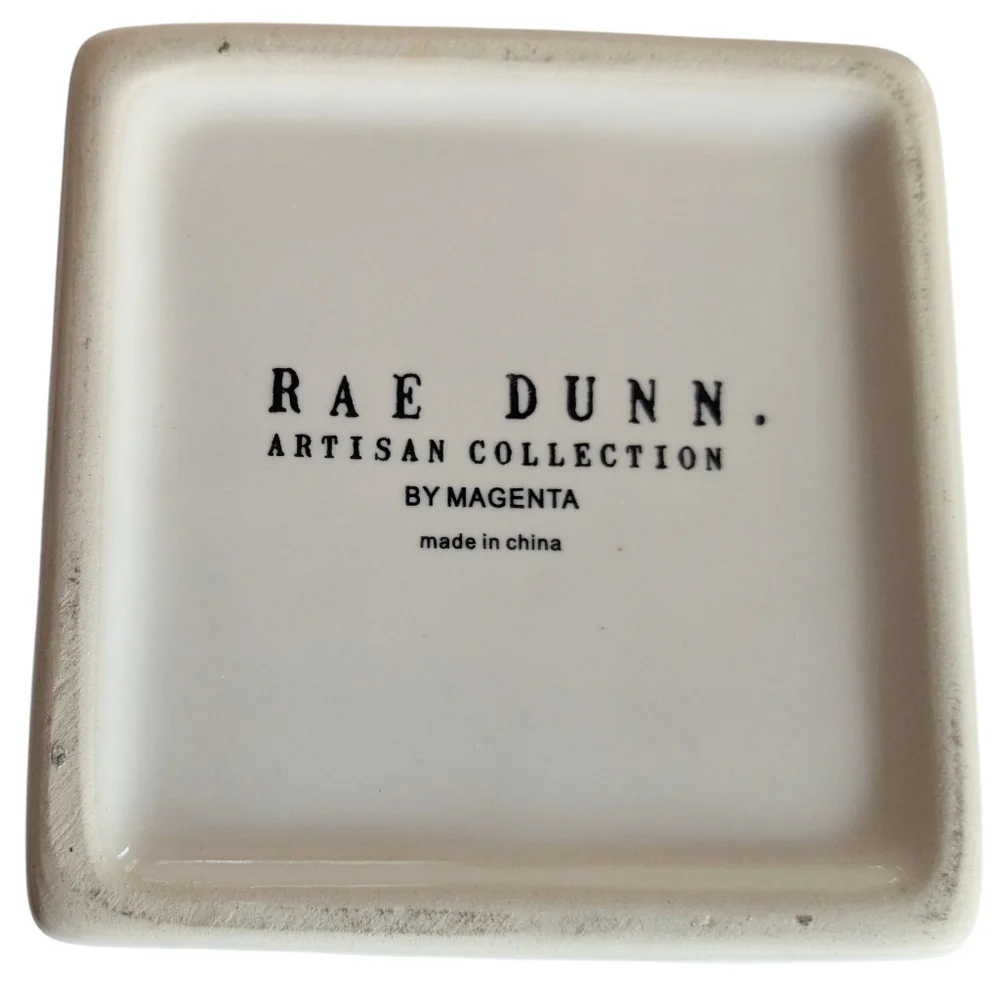 Rae Dunn Square Make Up Container - Picture 6 of 6
